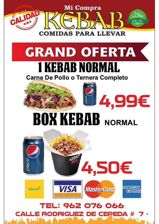 MI Compra Kebab promoción